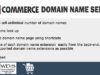 Woocommerce Domain Name Verkäufer