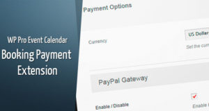 WordPress Pro Event Calendar – Zahlungserweiterung