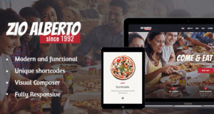 Zio Alberto | Ein Restaurant Cafe Bistro WordPress Layout