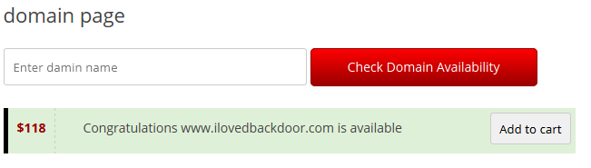 Woocommerce Domain Name Verkäufer