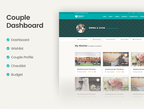 Herstellerverzeichnis Paar Dashboard