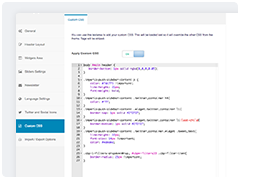 Benutzerdefinierte CSS