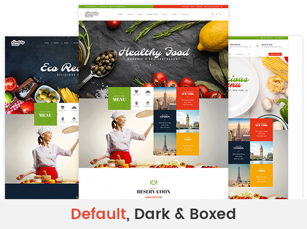 Gesundes Essen - Bio & Eco Restaurant WordPress Template