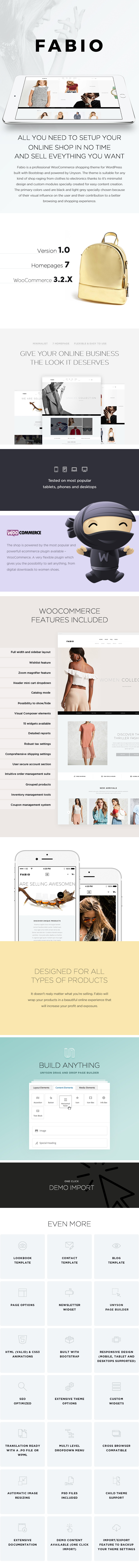 Fabio WooCommerce Einkaufsthema