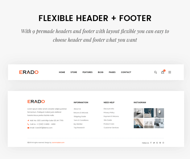 Erado | eCommerce-WordPress-Layout