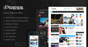 iPress – Blog / Magazin / Nachrichten WordPress Layout