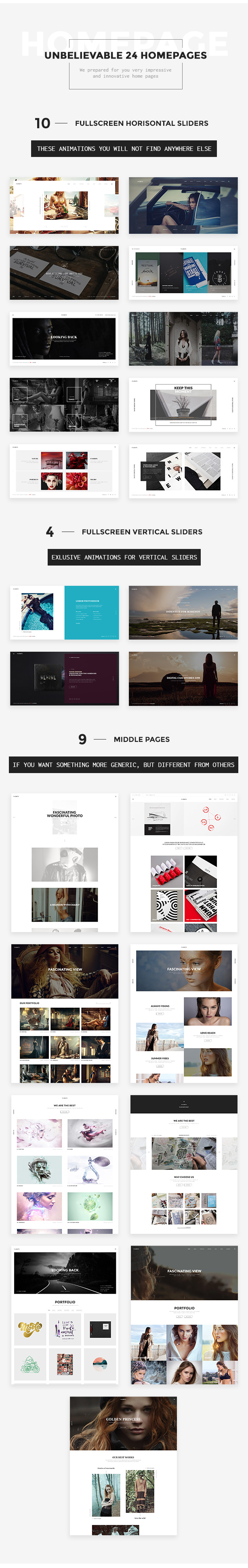 Unglaubliche 24 Homepages