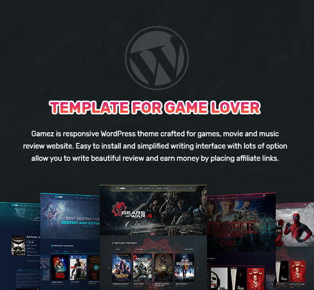 Gamez - Spiele, Film, Music Review und redaktionelles WordPress-Vorlage