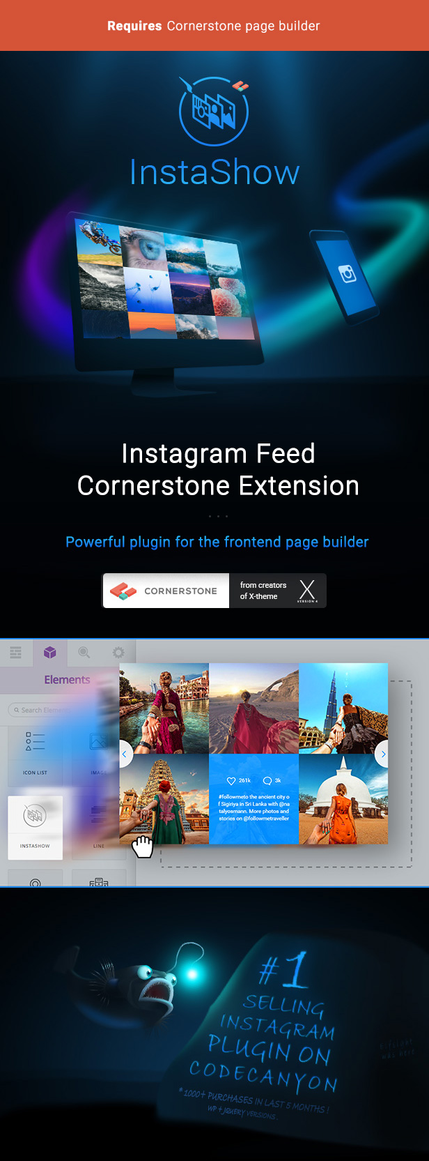 InstaShow - Instagram Feed Cornerstone Erweiterung