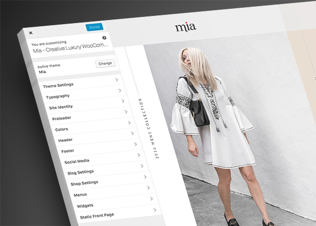 Mia - Kreatives Mode WordPress WooCommerce Template