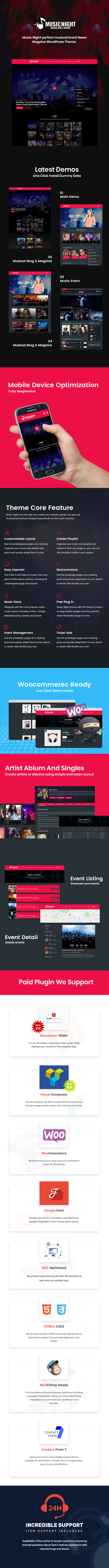 Music Night Sales-Funktion