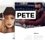 Pete Portfolio WordPress-Template