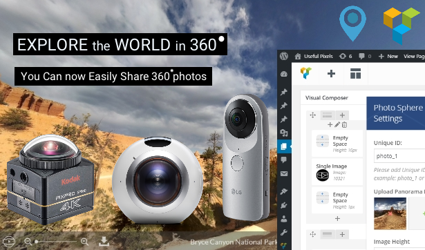 360 Panorama Photo Sphere - Addon für Visual Composer