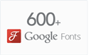 600+ Google-Schriftarten