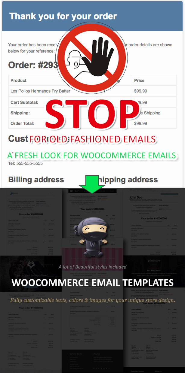 WooCommerce E-Mail-Vorlagen