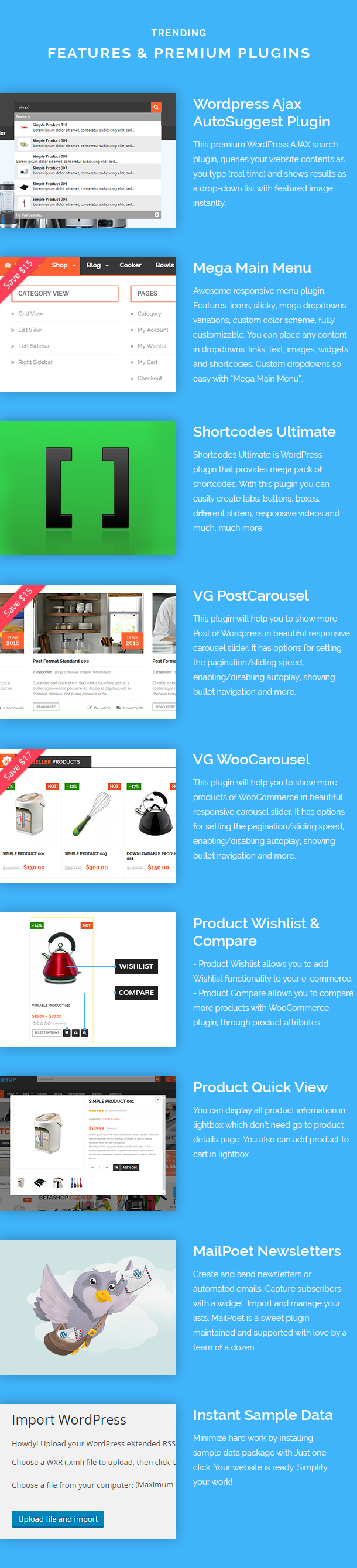 VG BetaShop - WooCommerce Vorlage für Küchengeräte