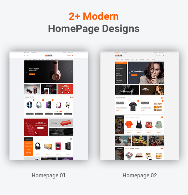 SW alishop - WooCommerce Vorlage
