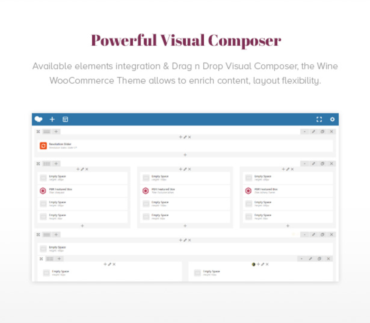 Royanwine Visual Composer für Vinyard, Winery, Wine Makers, Dairy Farm