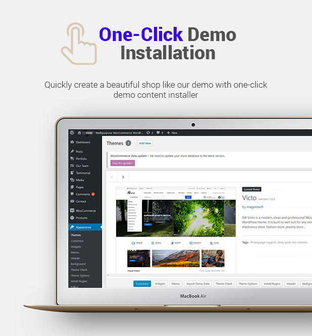 SW Victo - WooCommerce Vorlage