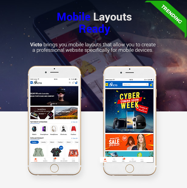 SW Victo - WooCommerce Vorlage