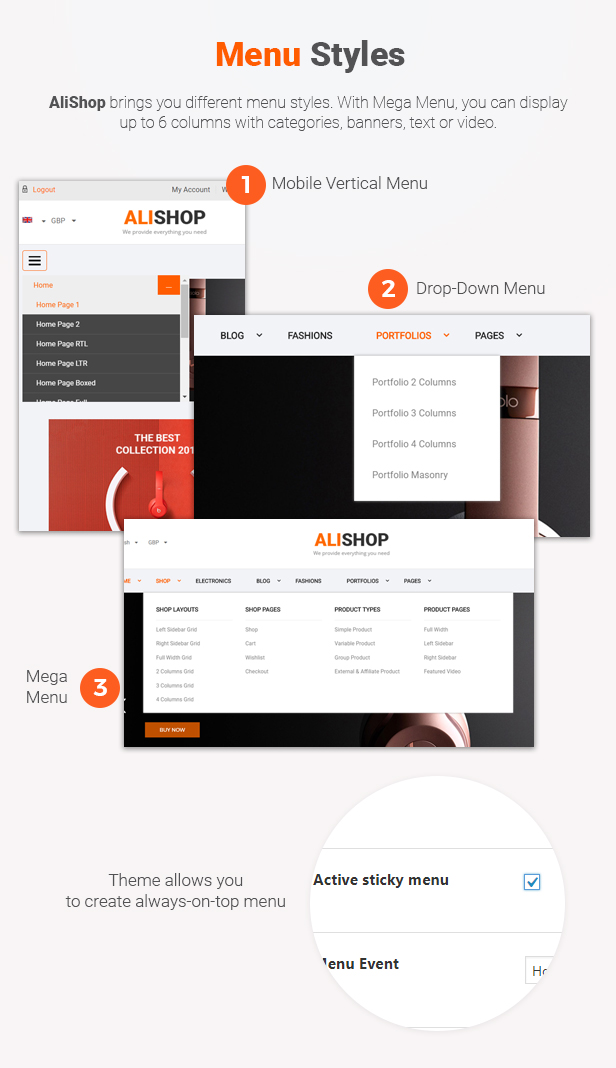 SW alishop - WooCommerce Vorlage