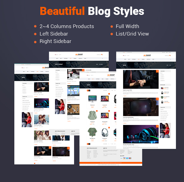 SW alishop - WooCommerce Vorlage