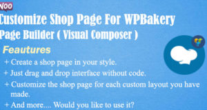 Anpassen der Shopseite für WPBakery Page Builder (Visual Composer)