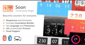 Bald Countdown Builder, Responsive Cornerstone Plugin