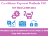Bedingte Zahlungsmethoden PRO für WooCommerce