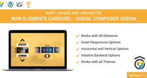 Beliebiges Elementreihen-Karussell-Addon für den WPBakery-Seitenersteller (früher Visual Composer)