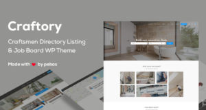 Craftory – Verzeichnisliste Job Board WordPress Vorlage