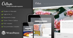 Crown – Modernes minimalistisches WordPress-Template