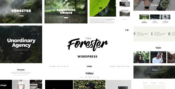 Wordpress Kreativ Template The Forester - A Creative WordPress Theme