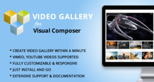 Elegante Mega-Addons für WPBakery Page Builder (ehemals Visual Composer) Video Gallery-Modul