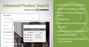 Erweiterte Produkte Suche nach wooCommerce