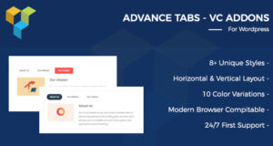 Erweiterte Registerkarten für Visual Composer
