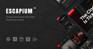 Escapium – Escape Room Game WordPress-Layout