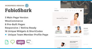 FabioShark – Responsive Bootstrap WordPress MultiP