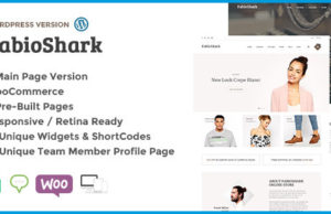 FabioShark – Responsive Bootstrap WordPress MultiP