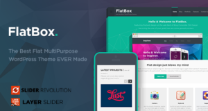 FlatBox – Flat Multipurpose WordPress Vorlage
