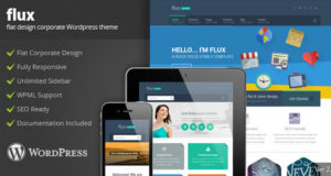 Flux – Flat Corporate WordPress Template 2