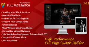 Ganzseitenwechsel – Mit Seitenmenü – Addon für Visual Composer