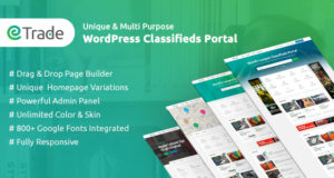 Handel – Moderne Kleinanzeigen WordPress Vorlage
