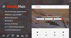Handwerker – Job Board WordPress Template