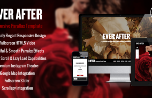 Immer danach – OnePage Parallax WordPress Layout