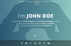 Intima – Lebenslauf und Portfolio WordPress Vorlage