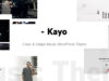Kayo - Sauberes und einfaches Musik-WordPress-Layout
