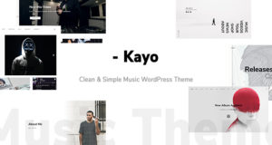 Kayo – Sauberes und einfaches Musik-WordPress-Layout