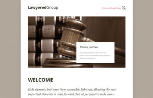 Lawyered Group – Responsive Retina WP Eine Seite