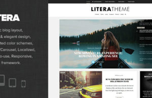 Litera – Elegantes persönliches Blogthema